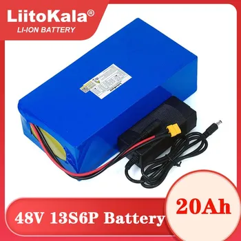 LiitoKala 48V 20ah 13s6p Litiu Baterie 48v 200000mAh 2000W biciclete electrice baterii Construit în 50A BMS +54.6 V 2A Încărcător 5