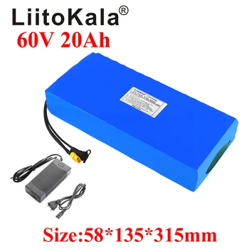 LiitoKala 60V ebike baterie 60V 20Ah acumulator litiu-ion de biciclete electrice baterie 60V 3000W scuter electric baterie 16
