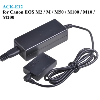 LP-E12 ACK-E12 ACK E12 DR-E12 AC Adaptor cu DC Power Bank USB Cablu pentru Canon EOS M M2 M10 M50, M100 M200 Camere Digitale