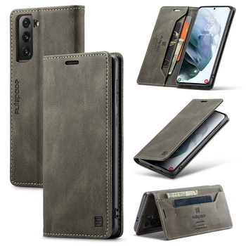 Magnetic Flip case Pentru Samsung Galaxy S21 Nota 20, Ultra S20 FE S10 S9 S8 Plus A13 A23 A33 A53 A32 A51 din Piele Carte de Portofel Acoperi