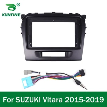 Masina de Navigație GPS Stereo Pentru SUZUKI Vitara 2015-2019 Radio Măști Cadru Panou se Potrivesc 2Din 9 inch In Bord unitatii ecran 16