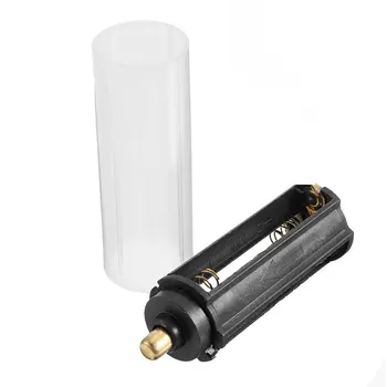 Mayitr 2 in 1 Nou 1buc Alb Baterie 18650 Teaca Tub + 1buc Plastic Baterie AAA Titularul Caz Box Set Pentru Lanterna Torch Lampă 11