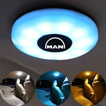 Mașină de Interior Dome de Lectură Lumină de inmatriculare Lampa de Semnalizare led interior lumini ambientale int Pentru MAN TGX TGM TGA TGS TGE Departe