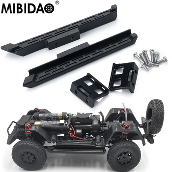 MIBIDAO 2 buc Laterale din Metal Pedala Pentru Kyosho Mini-Z 4X4 Jeep Wrangler Unlimited Rubicon 1/24 RC Crawler pedalei de Picior Accesorii DIY