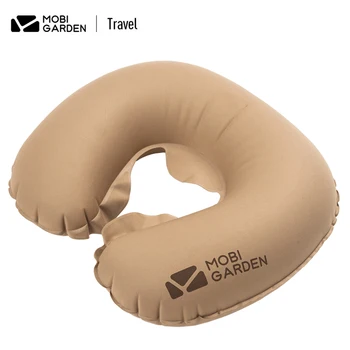 MOBIGARDEN în aer liber Camping Apăsați în Formă de U Gonflabile Pernă de Călătorie de Aer Perna de Confortabil de Col uterin Perne Somn Pliere 1