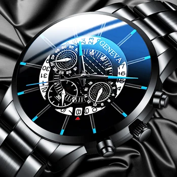 Moda Barbati din Oțel Inoxidabil Ceas de Lux Calendar Ceasuri Quartz Profesional Casual Bărbați Ceas de Ceas Relogio Masculino