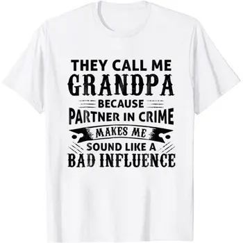 Moda pentru bărbați Tricou Amuzant Bunicul Bunicul Tricou Ziua Tatălui Tricou Cadouri Hipster Casual Mâneci Scurte T Shirt 10