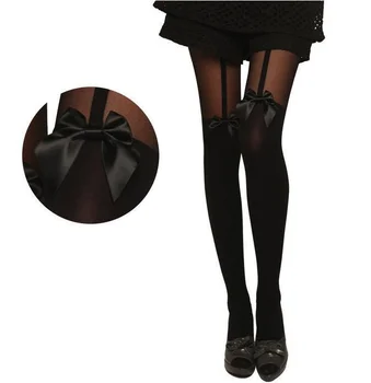 Moda pentru Femei Lady Fete Fishnet Sexy Negru Model Jacquard Ciorapi Ciorapi Dresuri Stiluri de Femeie 1buc dww02 4