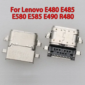 Mufa de Alimentare DC Pentru Lenovo ThinkPad E480 E485 E580 E585 R480 E590 USB TYPE-C, Jack Conector Laptop Port de Putere de sex Feminin Soclu 15