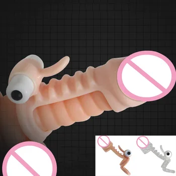 Multi Vibrații Inele pentru Penis Ejaculare întârziată prelungi Durata Prezervativ Ticklers Jucarii Sexuale Pentru Barbati Gol Erotic extender glandul penisului 14