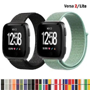 Nailon Bucla Curea pentru Fitbit-Versa 2-versa Smartwatch replacment Bratara Sport watchband correa Fitbit-Versa 2/Fitbit Lite trupa 14