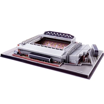 [New] 165pcs/set Anglia Anfield Liverpool Club RU Concurenței Joc de Fotbal pe Stadioane model de clădire copii de jucarie cadou original cutie 10