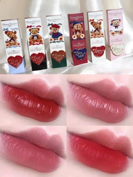 New Sosire Ruj Hidratant Hidratant de Buze Machiaj Velvet Matte Lip Gloss Mătăsoasă Ușoară de a Purta Femei Cosmetice 5
