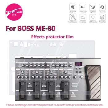 Neway-Caz Chitara Electrica cu Efect Protector de Film pentru BOSS me-80 Efect Chitara Pedala Accesorii 2