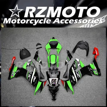 Noi ABS Motocicletei, Carenajele Kit potrivit pentru Kawasaki Ninja ZX-10R ZX10R 2008 2009 2010 08 09 10 Caroserie set Rosu Verde 66 10