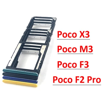Noi Slot pentru Card Sim Tray Holder Pentru Xiaomi Poco X3 NFC / Poco M3 / Poco F3 / Poco F2 Pro SIM Tray piesa de schimb 12