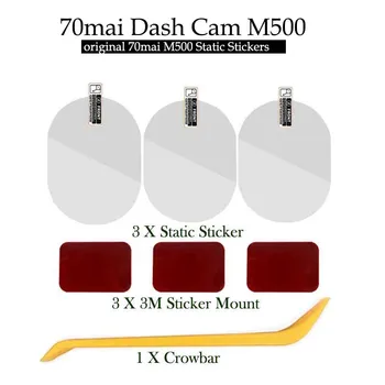 nou original 70mai Dash Cam M500 Dash Cam Inteligent 3M Film Statice și Autocolante pentru 70mai M500 DVR Auto 3M film 3pcs