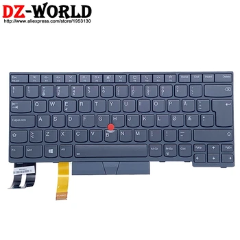 Nou Original Gri NU norvegiană Tastatură cu iluminare din spate pentru Lenovo Thinkpad T14 P14S Gen1 Gen2 Laptop 5N21B08394 5N21B08357 6