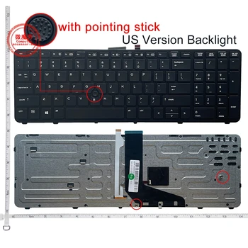NOUL engleză laptop tastatura iluminata PENTRU HP pentru ZBOOK 15 G1 ZBOOK 17 G2 G1 G2 130TK1A00 SK7123BL NE-Cadru negru 11