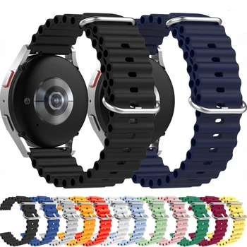 Ocean Curea pentru Samsung Galaxy Watch 5/4/3/de Viteze S3/2 Active/Huawei Watch GT Respirabil Bratara de Silicon pentru Amazfit GTR/Stratos 10
