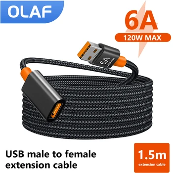 OLAF Cablu-prelungitor USB 3.0 Bărbat-Spre-Femeie de Mare Viteză de Transmisie Cablu de Date Pentru Calculator, Camera TV Printer Cablu de Extensie 16