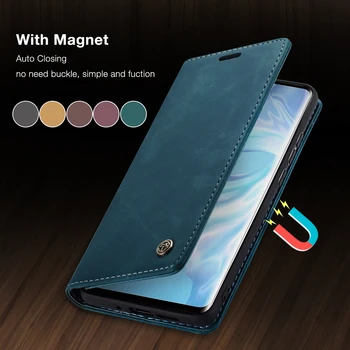 Original Caz Flip Pentru iPhone 12 11 Retro Pro Card Magnetic Stand Portofel Pentru iPhone 12 Min X Xr Xs Max 6 7 8 Plus SE2020 Cazuri 11