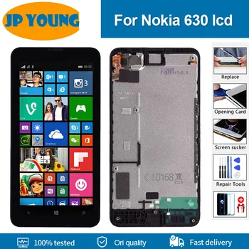 Original LCD Pentru Nokia Lumia 630 635 LCD Ecran Display și Touch Ecran Digitizor cu rama de Asamblare Lumia 630 lcd cu rama