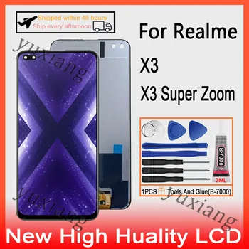 Original Pentru Realme X3 SuperZoom RMX2086 Display LCD Touch Screen Digitizer RMX2142 RMX2081 RMX2085 RMX2083 LCD Cu Rama