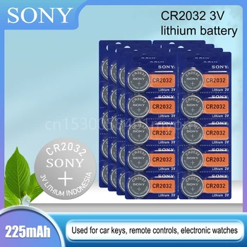 Original SONY CR2032 2032 DL2032 ECR2032 BR2032 3V Baterie cu Litiu pentru Ceas de Jucărie Calculator Masina de Control de la Distanță Buton de Celule Monede