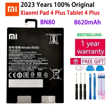 Original Xiao Mi Comprimat Înlocuirea Bateriei BN80 Pentru Xiaomi Pad 4 Plus Comprimat 4 Plus Mare Capacitate 8620mAh Baterii +Instrumente de Kituri 7