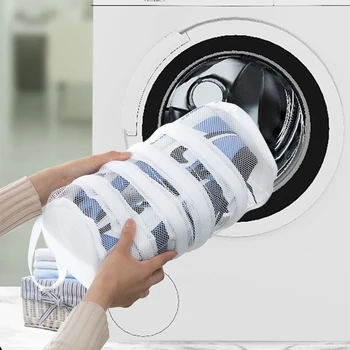 Pantofi de spălat sac de depozitare mașină de spălat îngrijire specială sac de spălat de uz casnic de pantofi de spălat sac sac de plasă anti-deformare 10
