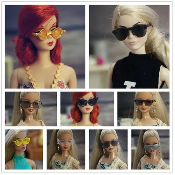 Papusa ochelari de Soare / Amesteca Diferite Stiluri de Moda Multicolor Papusa Accesorii Pentru 1/6 Barbie Kurhn Papusa GiftToys pentru Fete 9