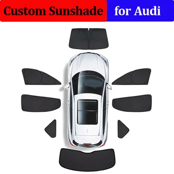 Pentru Audi Q3 Q5 Q5L Q7 Masina Parasolar Parbriz Fata Geam Lateral Umbra Soare Luminator Orb de Confidențialitate din Spate de protecție Solară Accesorii 5