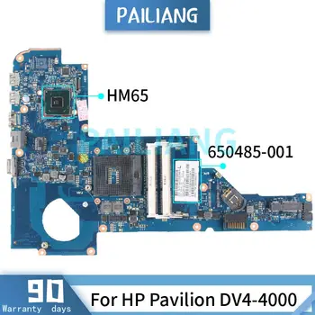 Pentru HP Pavilion DV4-4000 Placa de baza HM65 650485-001 DDR3 Laptop placa de baza testat OK
