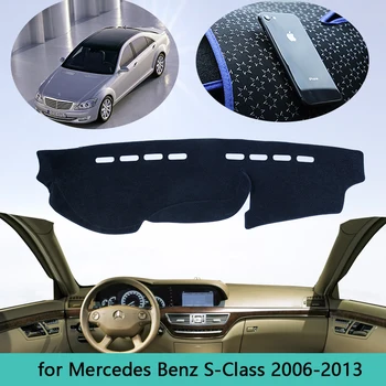 Pentru Mercedes Benz S-Class W221 S-Klasse S300 S320 S400 S500 S600 Tabloul De Bord Capac Parasolar Dashmat Covor Accesorii Auto 2007 13
