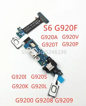Pentru Samsung Galaxy S6 G920F G920A G920V G920T G920P G920I G920S G920K G920L Conector Dock Port Micro USB de Încărcare Cablu Flex 6