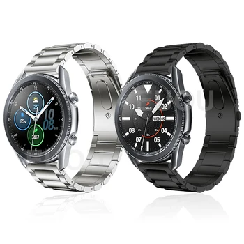 Pentru Samsung Galaxy Watch 3 45mm Titan Curea Galaxy Watch 46mm / de Viteze S3 Smartwatch Trupa Watchband Brățară de Metal ремешок 9
