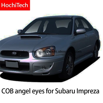 Pentru Subaru Impreza 2002 2003 2004 2005 ȘTIULETE de Led Lumina zilei Alb Halo Cob Led Angel Eyes Inel de Eroare Gratuit Ultra luminos 12
