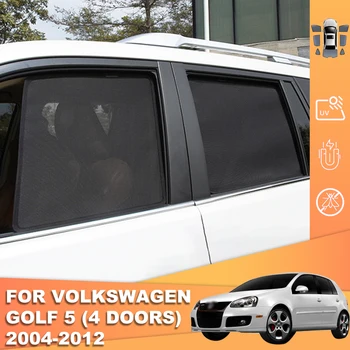 Pentru Volkswagen VW Golf 5 Mk5 2003-2009 Magnetice Auto Parasolar Parbriz Fata Ochiurilor de Cadru Perdea Spate Partea Copilului Fereastră Umbra Soare