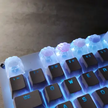 Personalizate Keycap Jocuri cu iluminare din spate Laba Pisica DIY Stele Cheie Tastaturi Mecanice Taste Pentru Tastaturi Mecanice R4 Înălțime