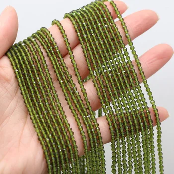 Piatră fațetată Margele Secțiunea Matcha Green Spinelii Margele DIY pentru a Face Bijuterii Brățară Colier Accesorii Femei Cadou Dimensiunea de 3mm 15