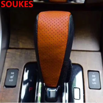 Piele Auto 5 6 7 Speed Gear Shift Knob Acoperire Pentru Suzuki Swift Bmw F10 X5 E70 E30 F20 E34 G30 E92 E91 Volvo S60 XC90