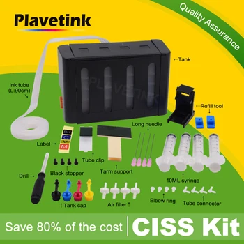 Plavetink Continuu de Alimentare cu Cerneală Sistem Ciss Pentru HP Pentru reparații Canon Inkjet Printer Cu Lux Exterioară a Rezervorului de Cerneala Vrac Sistem 14