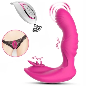 Portabil Dildo Vibrator Anal Vaginul, punctul G Masaj Stimulator Clitoris sex Feminin Masturbator Vibratoare Chilotei Jucarii Sexuale pentru Femei 12