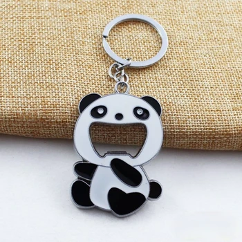 Portabil Panda Drăguț Desfăcător Lanț Cheie Creative Novely Bere Suc Breloc Deschizator De Vacanță În Aer Liber, Bar De Bere Instrument Accesorii 10