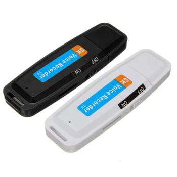 Portabil USB 2.0 Digital Audio Recorder de Voce Pix Reportofon 8GB Înregistrare Flash Drive U-disk-TF Slot pentru Card Reîncărcabil 7
