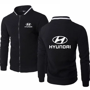 Primavara toamna sacou masculin hyundai auto logo-ul de imprimare harajuku haine de bumbac de înaltă calitate masculin jacheta de baseball pulovere m 14