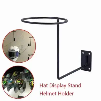 Pălărie De Depozitare Rack De Afișare Casca De Metal Suport Organizator Hanger Suport De Stocare Cuier Montat Pe Perete Motocicleta Pălărie 7