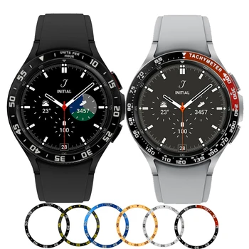 Ramă de Metal Pentru Samsung Galaxy Watch 46/42mm Echipament S3 Watch4 Clasic de Frontieră/Clasice de Acoperire Adeziv Caz Inel Ceas Accesorii 10