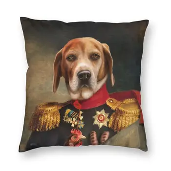 Rece Drăguț Câine Beagle Portret de Pernă Decorative Acasă 3D față-verso Tipărite Cățeluș Amuzant Pernele de Acoperire pentru Masina 4
